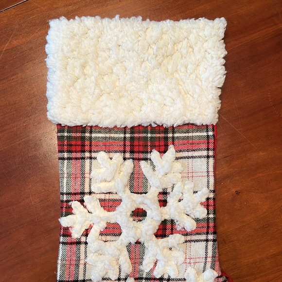 Flannel ❄️ snow furry stocking - Picture 5 of 5